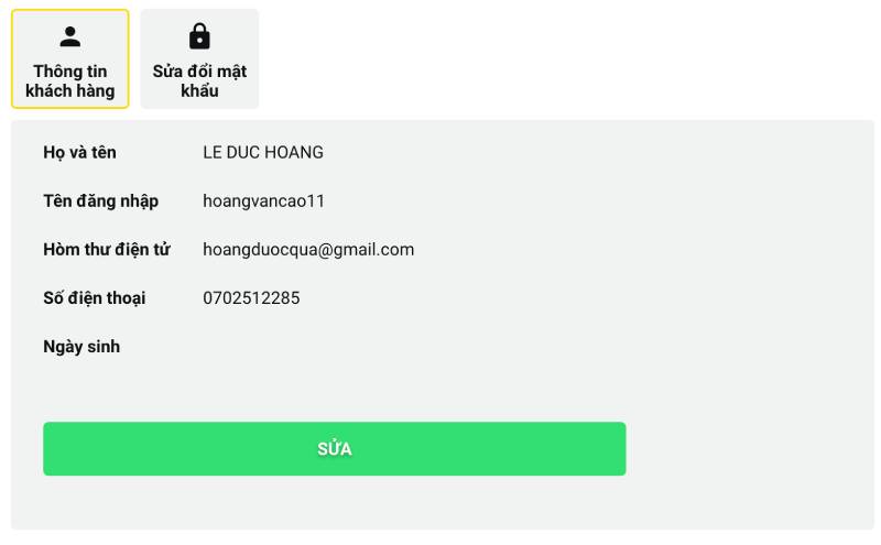 Bảo mật tài khoản BetVisa